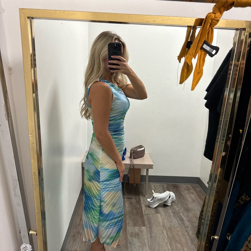 Badgley Mishka Sleeveless Multicolor Dress